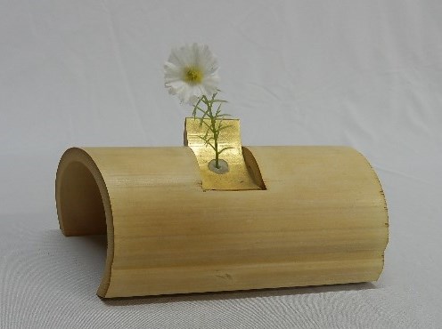 平文の竹・花器1